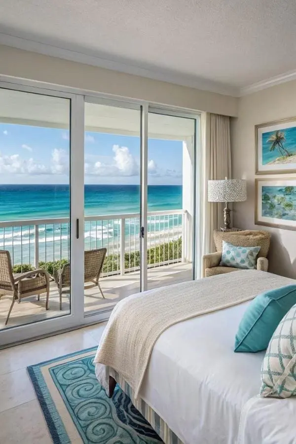 Beachy Boho Bedroom Ideas with Natural Textures (2)