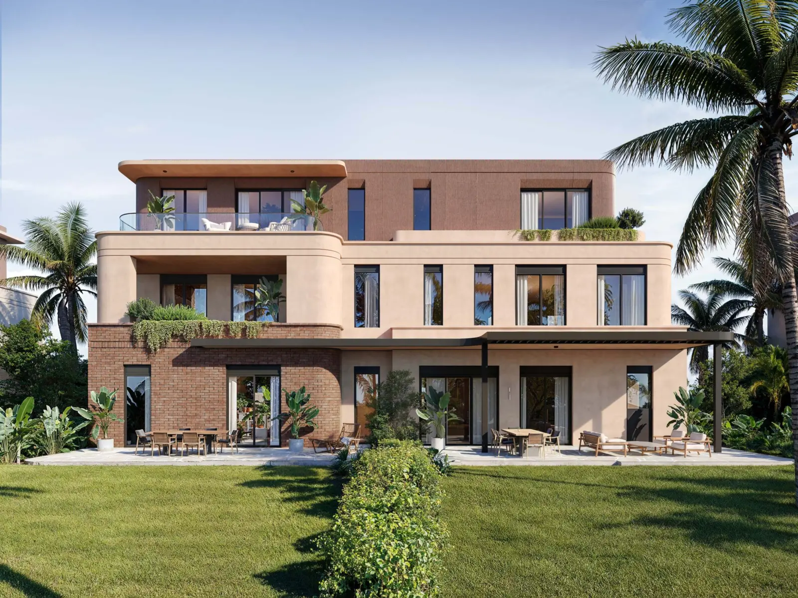 تصور معماري 2 لمشروع كريسنت ووك Crescent Walk من مراكز
