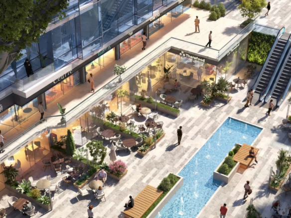 Services and Corridors of Palm District Mall New Cairo