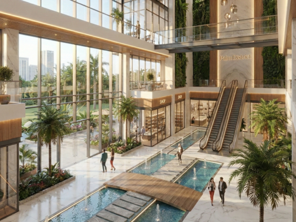 Palm District Mall Location and Interior Design