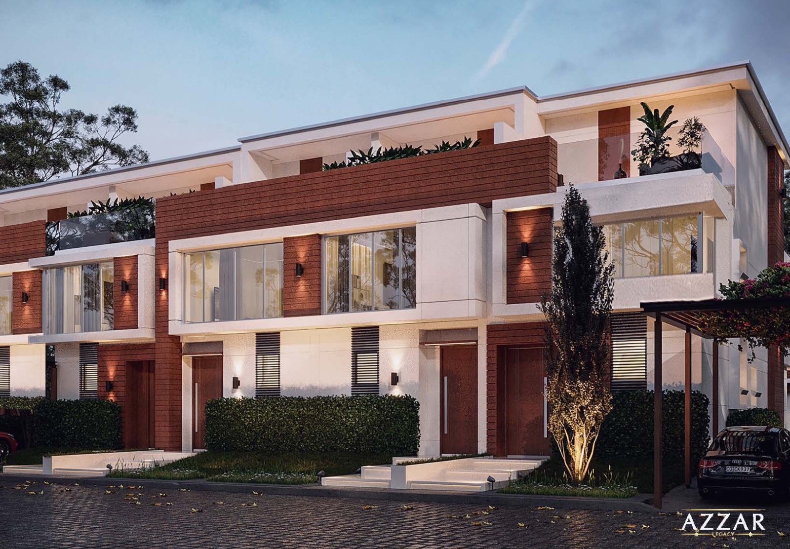 أزار ليجاسي — تصور معماري 2 تصور معماري لفيلات أزار ليجاسي Azzar Legacy ريدي سيتي 2