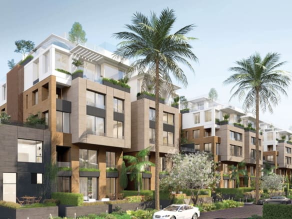 تصور معماري لوحدات تريو جاردنز Trio Gardens القاهرة الجديدة