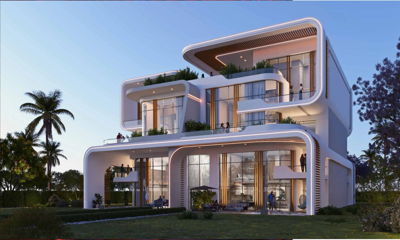 صورة معمارية لمشروع أمارا ريزيدنس Amara Residence من نيو بلان
