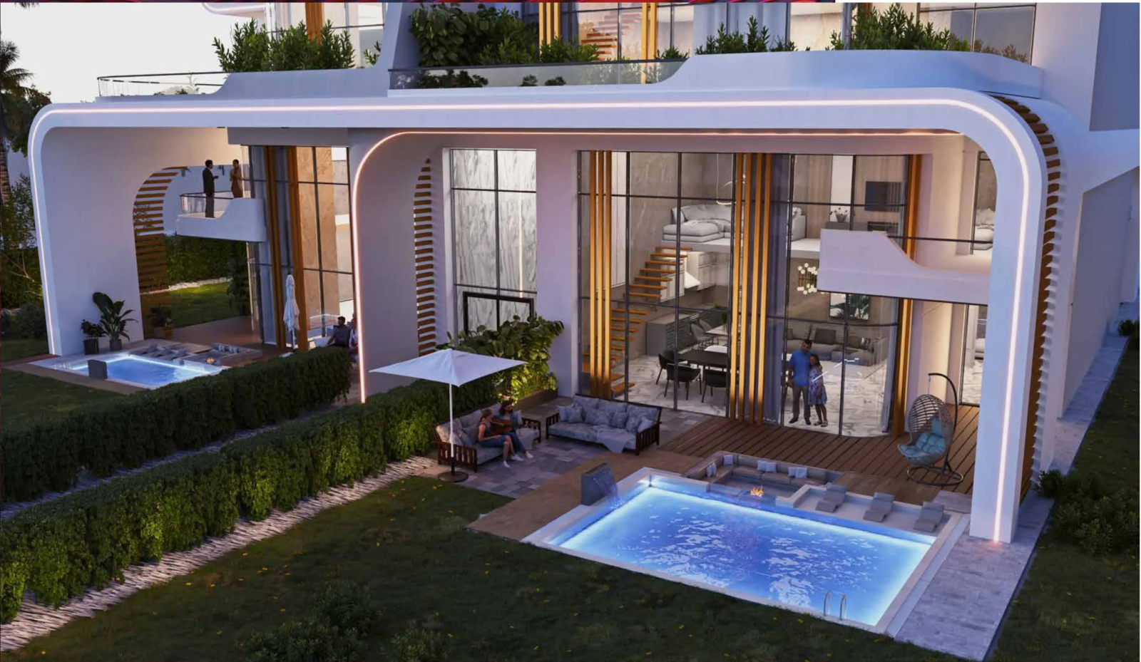 أمارا Amara Residence — تصور معماري 2 تصور معماري 2 لمشروع أمارا Amara Residence