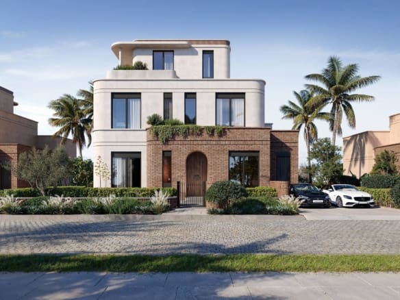 تصور معماري 1 لمشروع كريسنت ووك Crescent Walk من مراكز