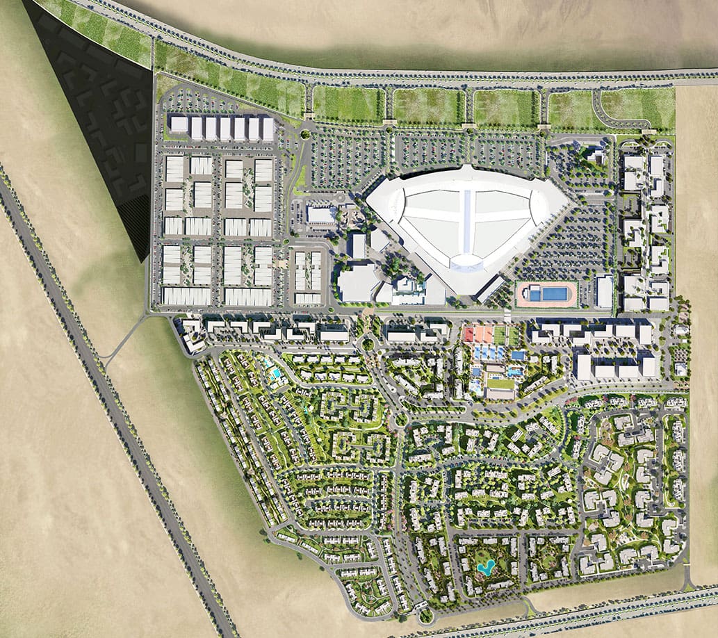 المخطط العام لمشروع ديستريكت فايف District 5 من مراكز